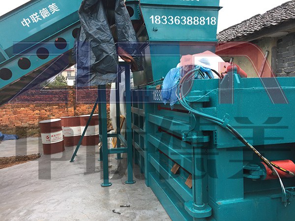 江西废纸打包机使用视频
